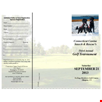 Get Started with Pamphlet Template in Connecticut - Register Now | CCSAR & Rescue example document template