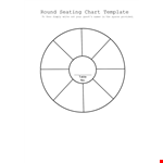 Download our Simply Designed Round Seating Chart Template example document template