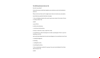 Create Effective Questionnaires - Learn with Diagrams | Category: Templates