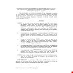 Equipment Acquistion Agreement Template example document template