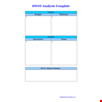Swot Analysis Template: Identify Opportunities example document template