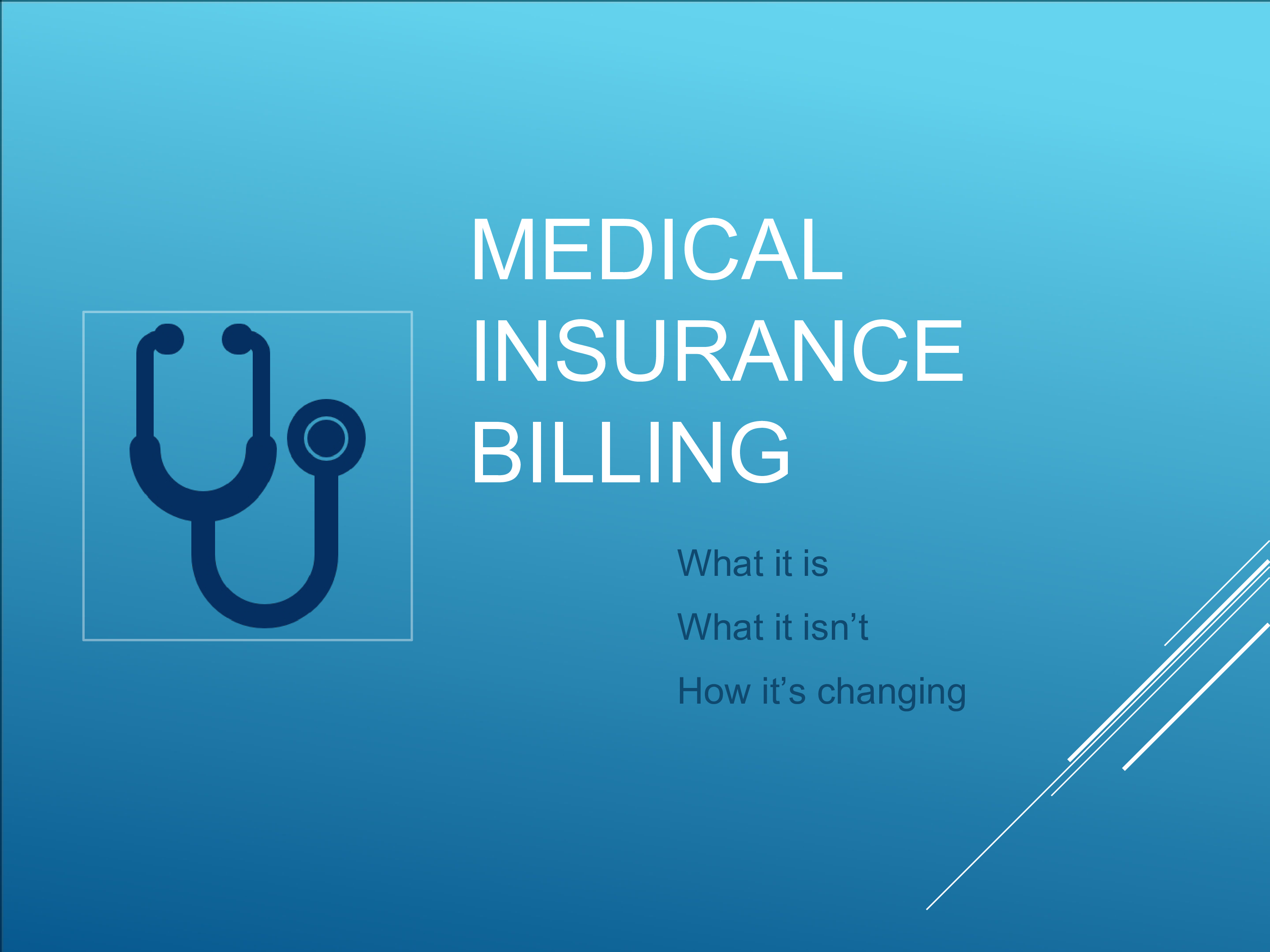 medical billing teaching program example ppt template