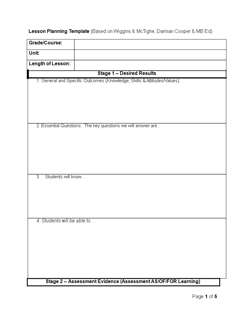 Effective Lesson Plan Template For Assessing Student effective-lesson-plan-template-for-assessing-student