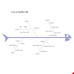 Improve Your Health with Our UpLifting Fishbone Diagram Template | Reading example document template