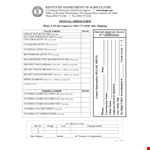 Printable Official Order Form Template - Customizable & Free example document template