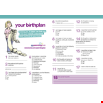 Persoanl Birth Plan Template example document template