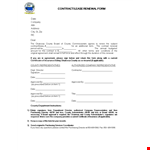 Renew Your Lease Agreement - Professional Contracts example document template