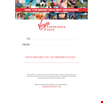 Printable Gift Certificate Template example document template