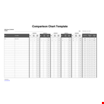 Compare Prices and Features: Best Comparison Chart Templates for Your Company example document template