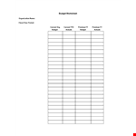 Non Profit Startup Budget Template - Calculate Expenses, Budget Total, Current Revenue example document template 