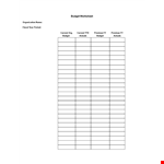 Non Profit Startup Budget Template - Calculate Expenses, Budget Total, Current Revenue example document template