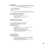 Hr Recruiter example document template