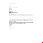 Job Interview Refusal Letter example document template 