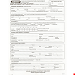 Sample Restaurant Job Application Form - Apply for Restaurant Positions example document template 