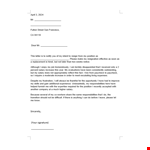Resign Gracefully with Two Weeks Notice - Signature & Sincerely example document template