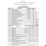 Example Of Rate Chart example document template