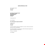 Credit Reference Letter From Supplier example document template