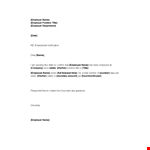 Get Proof of Employment Letter from Employer Template example document template