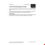 Unit Circle Trig example document template