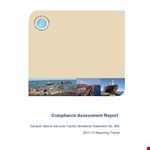 Compliance Assessment example document template