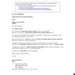 Employee Warning Letter - Disciplinary Action example document template