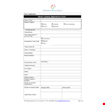 Retail Lease Application Template example document template