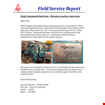 Sample Field Service example document template 