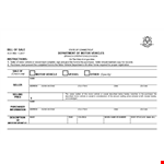 Sale Bill Receipt example document template