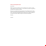 Declining Internship Offer: Thank you for the opportunity and your efforts example document template