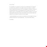 Find the Perfect Words with our Love Letter Template - Express Your Heart Even When it's Difficult example document template