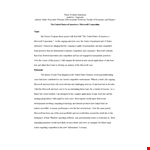 Thesis Problem Statement Template example document template