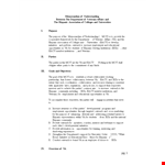 Memorandum of Understanding Template for Veterans and Parties example document template