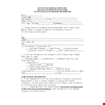 Release Medical Information & Understand Records with Our Form example document template
