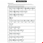 Song And Chord example document template