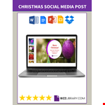 Christmas Instagram Posts example document template 