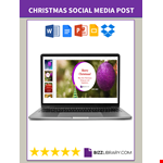 Christmas Instagram Posts example document template