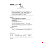 Hr Curriculum Vitae Template - Customer Training Assistant example document template