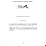 Create a Comprehensive Employee Handbook with Our Template example document template