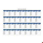Free Monthly Shift Schedule Template example document template