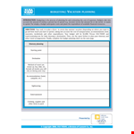 Travel Itinerary And Budget Template Pdf example document template