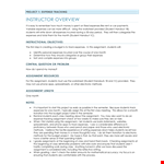 Track Project Expenses Easily | Manage Expenses and Amount | Expense Tracking Template example document template