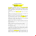 Settlement Agreement Template for Parties - Create Your Contract example document template