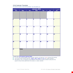 Hourly Monthly Calendar example document template