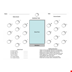Seating Chart Template - Organize Your Guests and Tables example document template