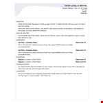 Entry Level IT Resume example document template