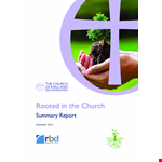 Rooted In The Church Summary Report example document template