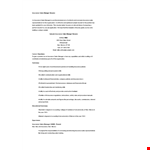 Insurance Sales Manager Resume example document template