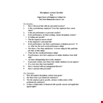 Employee Disciplinary Action Checklist - Improve Employee Performance, Addressing Rating Issues example document template