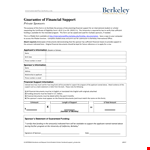 Financial Letter of Support for Funding | Document Templates example document template