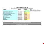Easy-to-Use Wedding Guest List Template for Organizing Your Big Day example document template